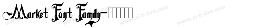 Market Font Family字体转换